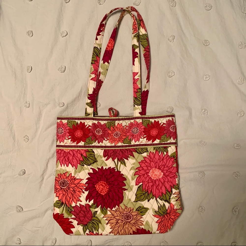 Vera Bradley Hello Dahlia Tote Bag